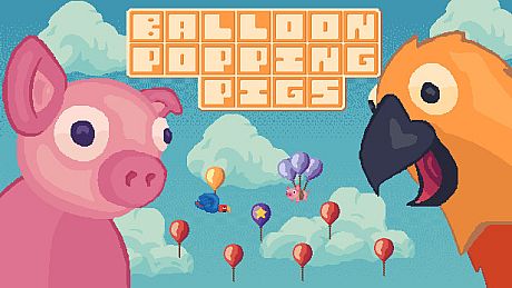 Balloon Popping Pigs: Deluxe Game