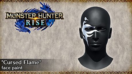 MONSTER HUNTER RISE - "Cursed Flame" face paint DLC