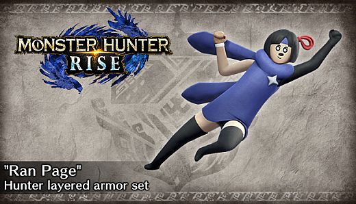 Monster Hunter Rise - "Ran Page" Hunter layered armor set