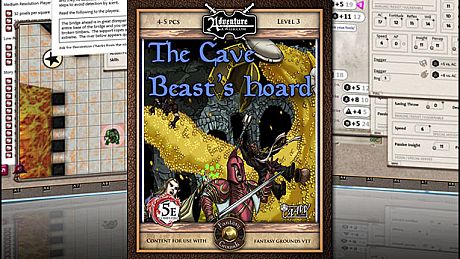 Fantasy Grounds - B04 The Cave Beast Hoard (5E) DLC