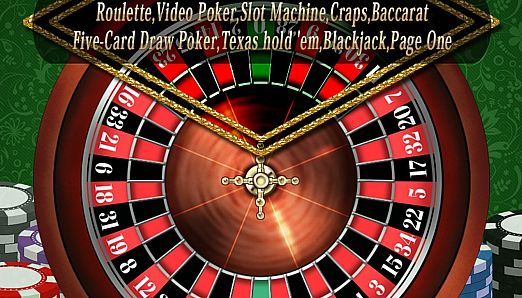 THE CASINO COLLECTION: Ruleta, Vídeo Póker, Tragaperras, Craps, Baccarat, Five-Card Draw Poker, Texas hold 'em, Blackjack and Page One