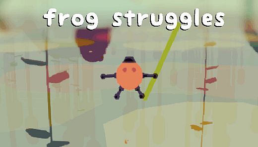 Frog struggles