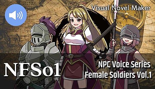 Visual Novel Maker - NPC Female Soldiers Vol.1