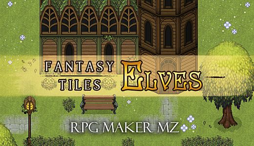 RPG Maker MZ - Fantasy Tiles - Elves