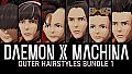 DAEMON X MACHINA - Outer Hairstyles Bundle 1