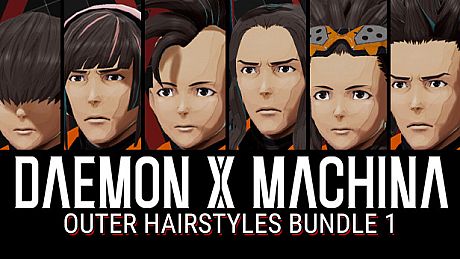 DAEMON X MACHINA - Outer Hairstyles Bundle 1 DLC
