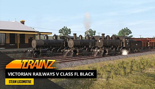 Trainz 2019 DLC - Victorian Railways V class FL Black