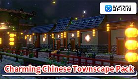 RPG Developer Bakin Charming Chinese Townscape Pack