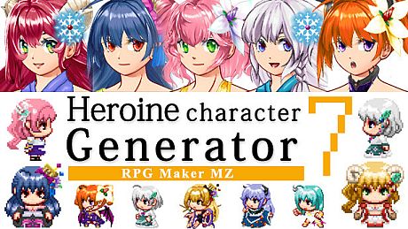 RPG Maker MZ - Heroine Character Generator 7 for MZ DLC