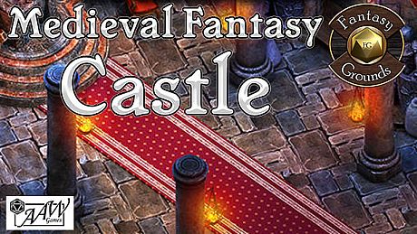 Fantasy Grounds - Black Scrolls Medieval Fantasy Castle (Map Tile Pack) DLC