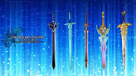 SWORD ART ONLINE Last Recollection - Black Swordsman Swords Skins Set DLC