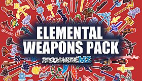 RPG Maker MZ - Elemental Weapons Pack