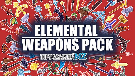 RPG Maker MZ - Elemental Weapons Pack DLC
