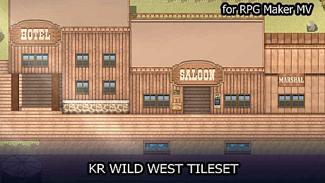 RPG Maker MV - KR Wild West Tileset DLC