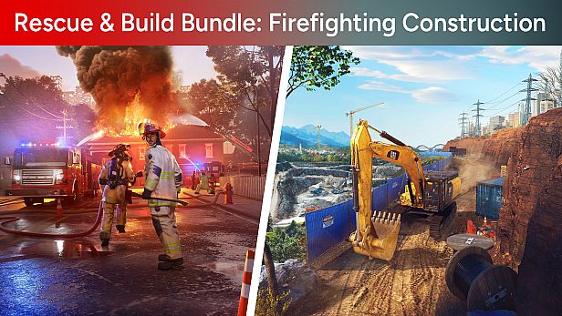 Rescue & Build Bundle: Firefighting Construction