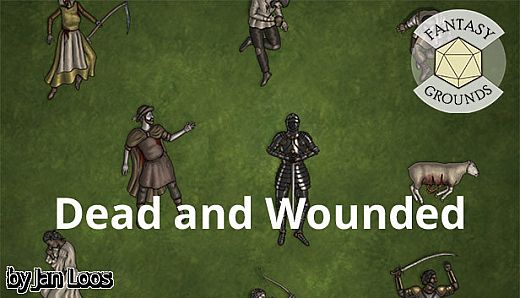 Fantasy Grounds - Jans Token Pack 35 - Dead and Wounded