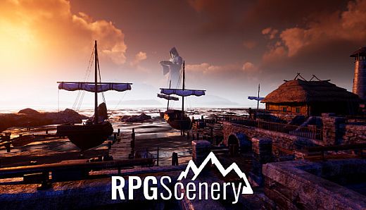 RPGScenery - Medieval Port Scene