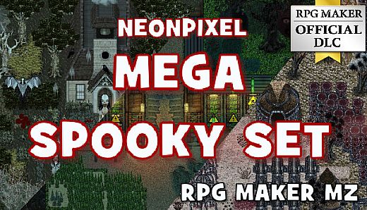 RPG Maker MZ - NEONPIXEL ‐ Mega Spooky set