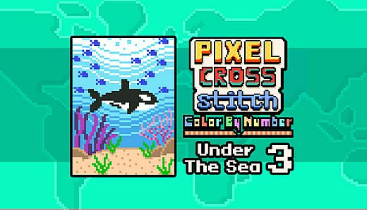 Pixel Cross Stitch - Under The Sea Pack 3