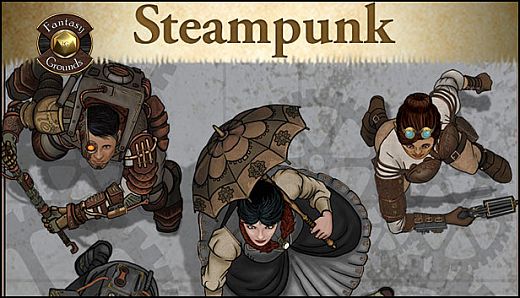 Fantasy Grounds - Top Down Tokens - Steampunk