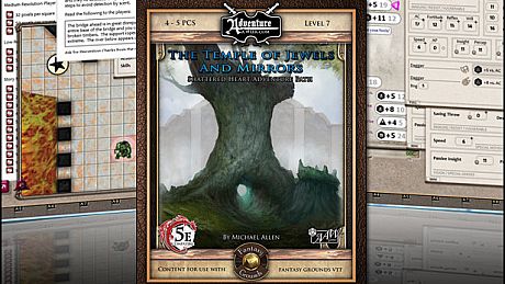 Fantasy Grounds - 5E: Shattered Heart Adventure Path (5E): The Temple of Jewels and Mirrors DLC