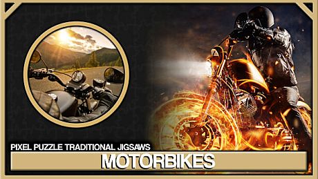 Pixel Puzzles Traditional Jigsaws Pack: Motorbikes DLC