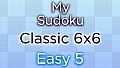 My Sudoku - Classic 6x6 Easy 5