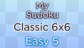 My Sudoku - Classic 6x6 Easy 5