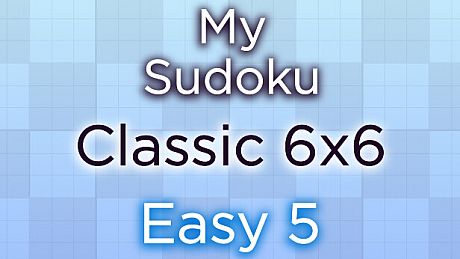 My Sudoku - Classic 6x6 Easy 5 DLC