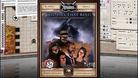 Fantasy Grounds - 5E: Shattered Heart Adventure Path (5E): The Ties that Bind DLC