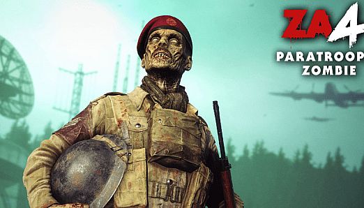 Paratrooper Zombie Character