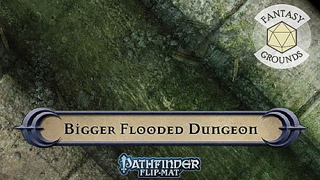 Fantasy Grounds - Pathfinder RPG - Pathfinder Flip-Mat: Bigger Flooded Dungeon DLC