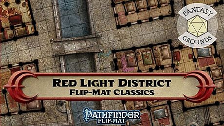 Fantasy Grounds - Pathfinder RPG - Pathfinder Flip-Mat - Classic Red Light District DLC