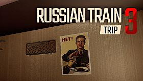 Russian Train Trip 3 - posters in the train car