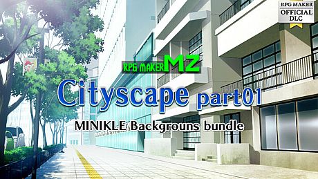 RPG Maker MZ - Minikle Backgrounds Bundle Cityscape part01 DLC