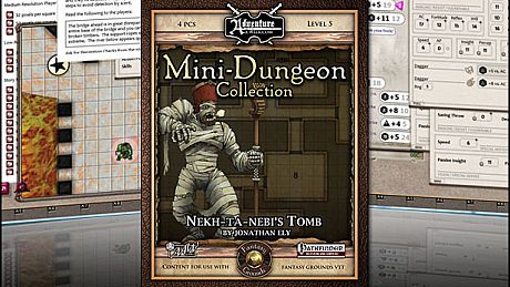 Fantasy Grounds - Mini-Dungeon #012: Nekh-ta-Nebi's Tomb (PFRPG) DLC