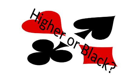 Higher or Black Game