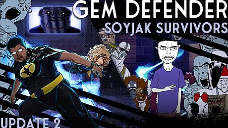 Gem Defender: Soyjak Survivors Game