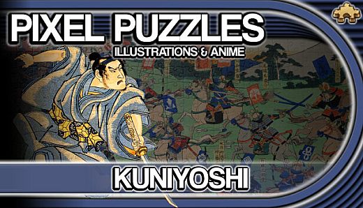 Pixel Puzzles Illustrations & Anime - Jigsaw Pack: Kuniyoshi