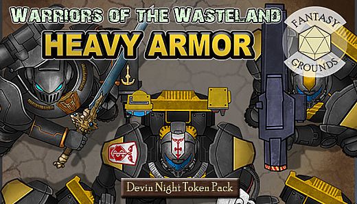 Fantasy Grounds - Devin Night Token Pack 148: Warriors of the Wasteland Heavy Armor