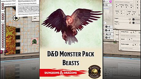 Fantasy Grounds - D&D Monster Pack - Beasts DLC
