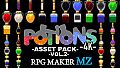 RPG Maker MZ - Potions Asset Pack 4K Vol 2