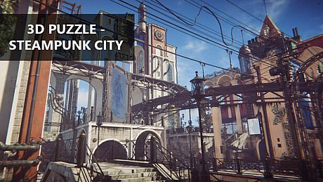 3D PUZZLE - Steampunk City Game