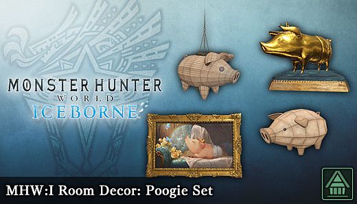 Monster Hunter World: Iceborne - MHW:I Room Decor: Poogie Set