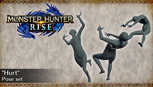 MONSTER HUNTER RISE - "Hurt" pose set