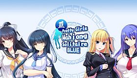 Pretty Girls Mahjong Solitaire - Blue