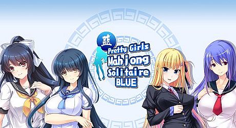 Pretty Girls Mahjong Solitaire - Blue Game