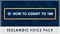 How to Count to 100 - Icelandic Voice Pack