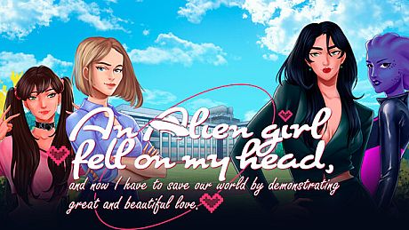 An alien girl fell on my head, and now I must save our world by demonstrating great and beautiful love Game