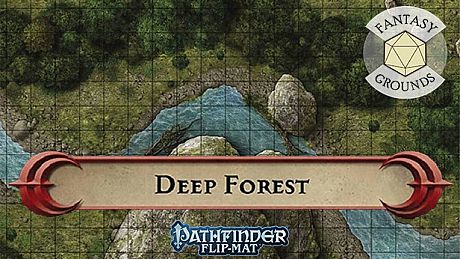 Fantasy Grounds - Pathfinder RPG - Pathfinder Flip-Mat - Classic Deep Forest DLC